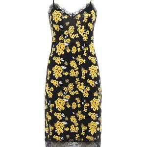 Michael Kors Floral Lace Slip Dress
